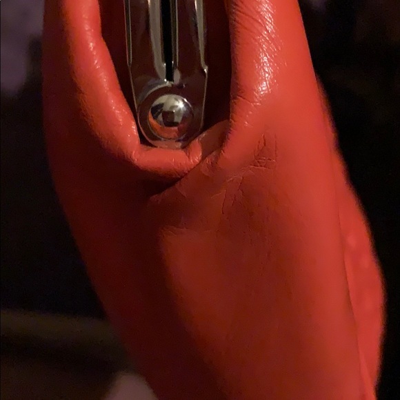 Bonita Orange Clutch - Picture 8 of 8